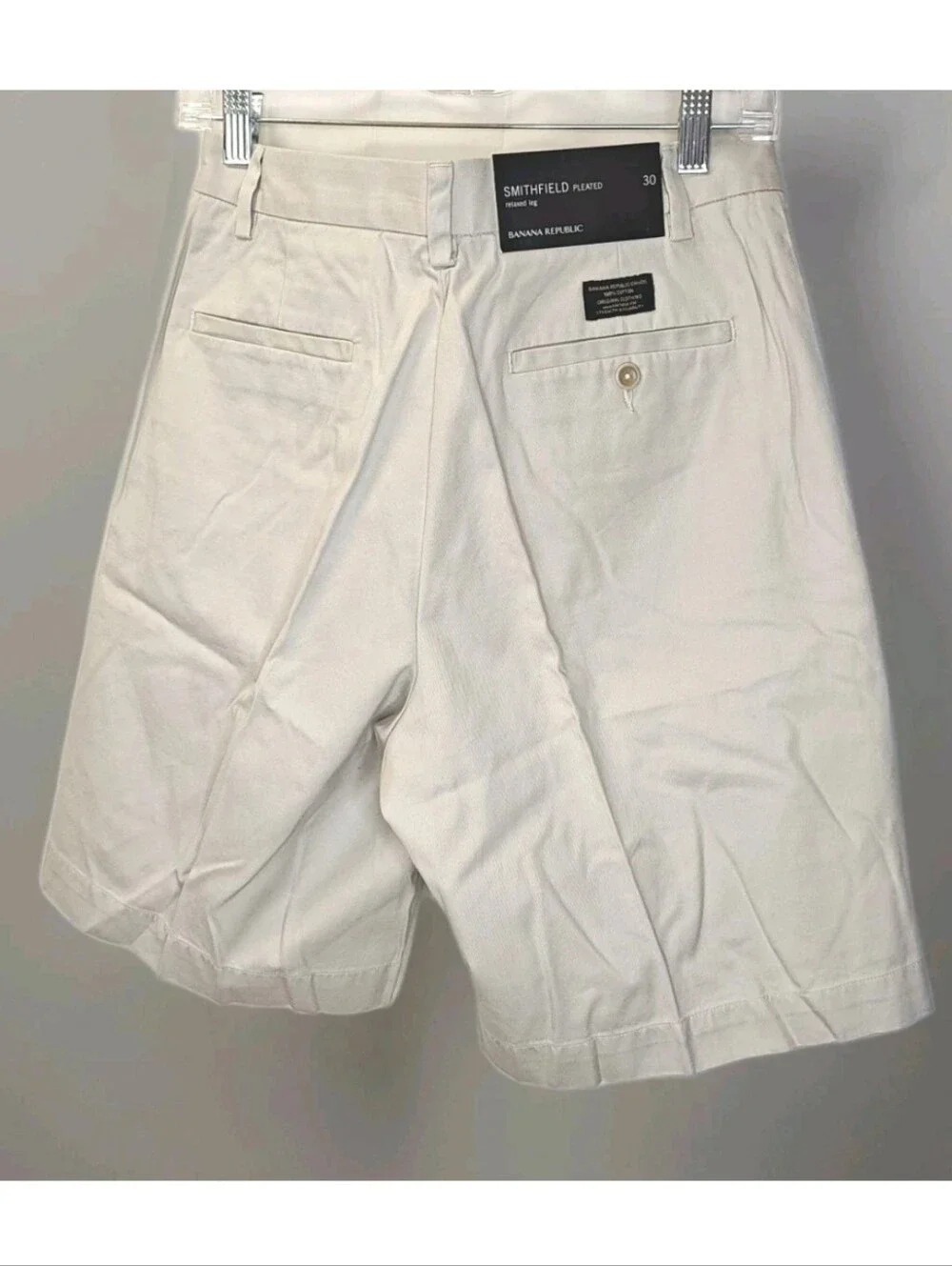 Vtg O3 Banana Republic Smithfield Khaki Chino Shorts 30 32/9